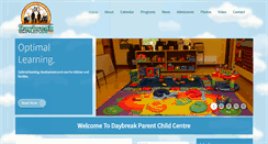 Desktop Screenshot of daybreakcentre.com